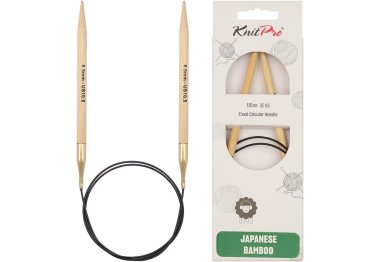 22232 Спицы круговые Bamboo KnitPro, 60 см, 6.50 мм