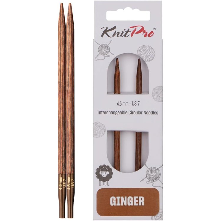 31206 Спиці з`ємні Ginger KnitPro, 4.50 мм - 1