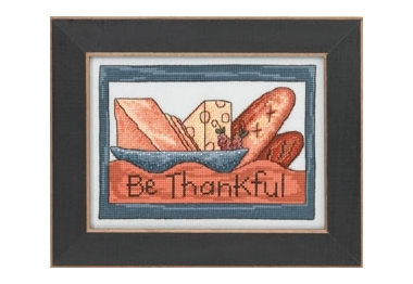 вишивка гладдю ST303103 Будь вдячний. Набір для вишивки в змішаній техниці Mill Hill