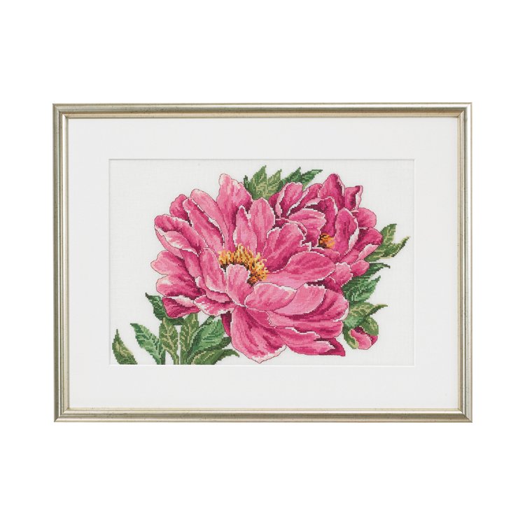 70-4108 Півонії. Набір для вишивання хрестом PERMIN - 1