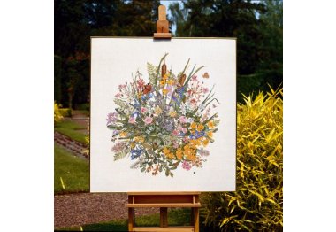  70-7300 Водяные лилии в подарочной коробке. Набор для вышивания крестом PERMIN