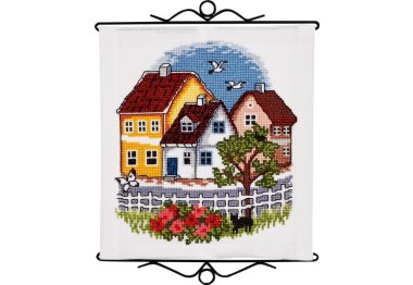 92-2357 Город. Набор для вышивания крестом PERMIN 92-2357 Город. Набор для вышивания крестом PERMIN