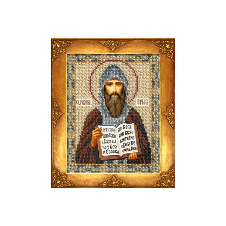 221 Святой Кирилл. Набор для вышивания бисером - 1