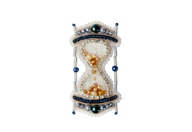  БП-306 Песочные часы. Набор для изготовления броши Crystal Art