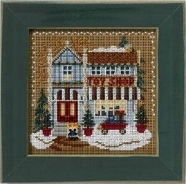 MH146301 Магазин іграшок. Набір для вишивки в змішаній техніці Mill Hill - 1