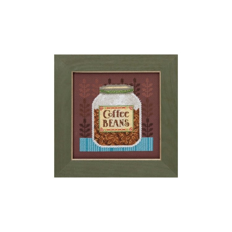 DM301616 Кавові зерна. Набір для вишивки в змішаній техніці Mill Hill - 1