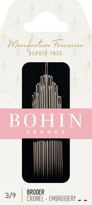 00769 Embroidery №5/10 (15шт) Набор игл для вышивки гладью Bohin - 1