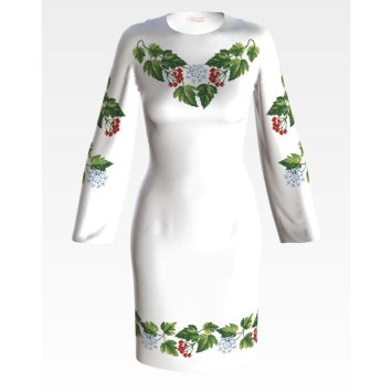 Платье женское (заготовка для вышивки) ПЛ-016 - 1
