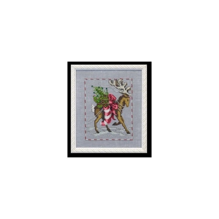NC119 Prancer//Пренсер. Схема для вышивки крестиком на бумаге Nora Corbett - 1