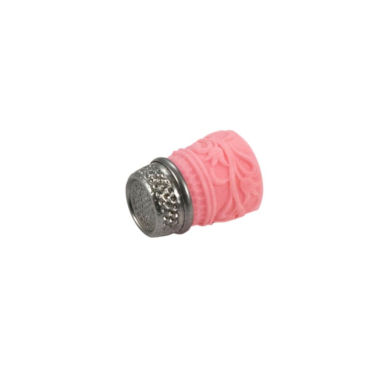 91731 Наперсток силикон+метал Розовый (Размер:S) Bohin - 1