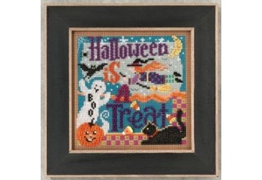 вышивка гладью MH142206 Хэллоуин - это лакомство. Набор для вышивки в смешанной технике Mill Hill