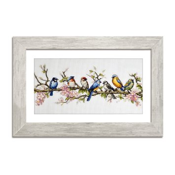 N099 Птичья симфония. Набор для вышивки крестом Кольорова - 1