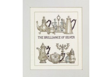  70-3442 Блестящее серебро. Набор для вышивания крестом PERMIN