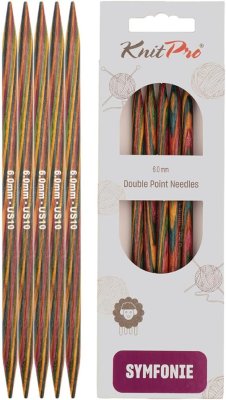 20113 Спицы носочные Symfonie Wood KnitPro, 20 см, 6.00 мм - 1 20113 Спицы носочные Symfonie Wood KnitPro, 20 см, 6.00 мм - 1