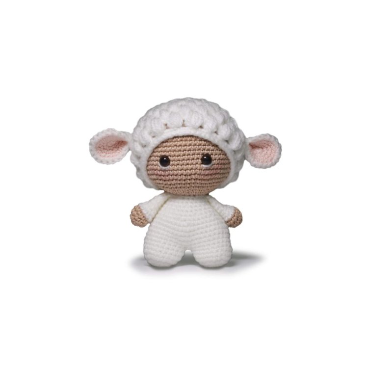 4 AMIGURUMI KIT - TOO CUTE Sheep. Набір для в'язання іграшки - 2