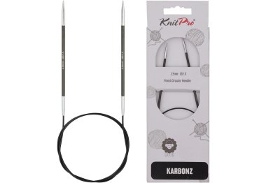 спицы для вязания 41203 Спицы круговые Karbonz KnitPro 100 см 2.50 мм