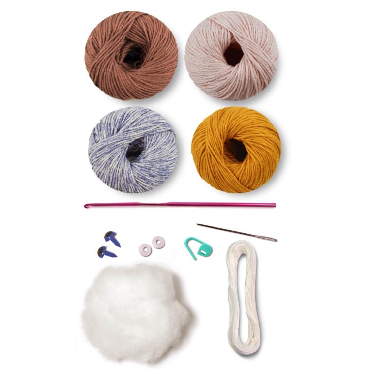 4 AMIGURUMI KIT - DOLLS Oliver. Набір для в'язання іграшки - 4