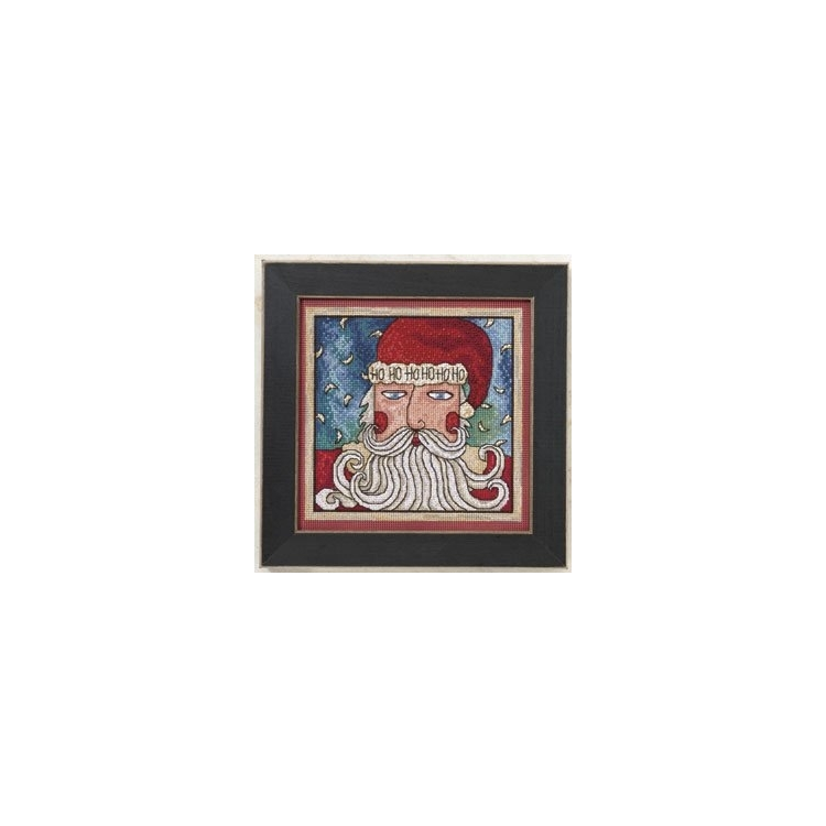 ST150204 Хо Хо Санта. Набір для вишивки в змішаній техниці Mill Hill - 1