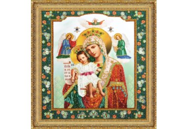  Набор для вышивки бисером Икона Божией Матери "Достойно есть" Р-353 ТМ Картины бисером
