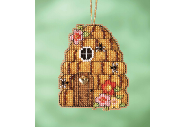 вишивка гладдю MH162214 Бджолиний вулик. Набір для вишивки в змішаній техниці Mill Hill