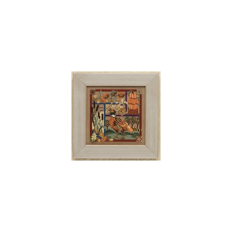 MH149203 Фазановый сэмплер. Набор для вышивки в смешанной технике Mill Hill - 1