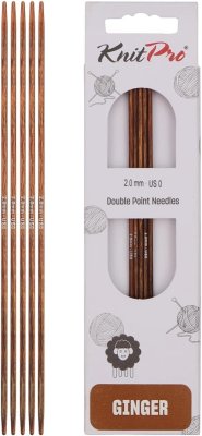 31301 Спиці шкарпеткові Ginger KnitPro, 12,5 см, 2.00 мм - 1