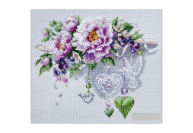  70-05  Квітковий декор. Набір для вишивки хрестом Magic Needle