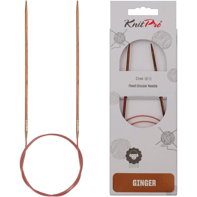 31123 Спиці кругові Ginger KnitPro, 120 см, 2.50 мм - 1 31123 Спиці кругові Ginger KnitPro, 120 см, 2.50 мм - 1