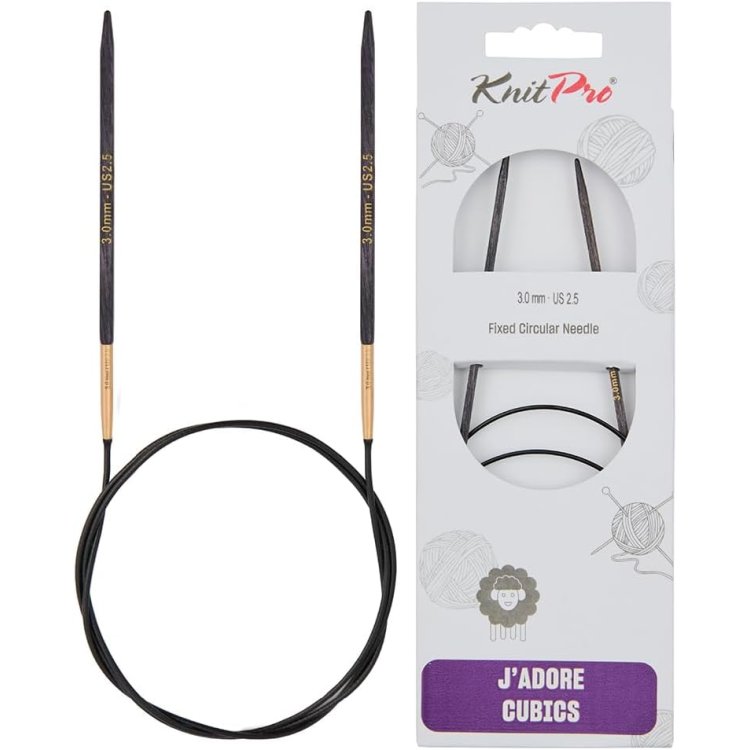 19091 Спиці кругові J'adore Cubics KnitPro 100 см, 3.00мм - 1 19091 Спиці кругові J'adore Cubics KnitPro 100 см, 3.00мм - 1