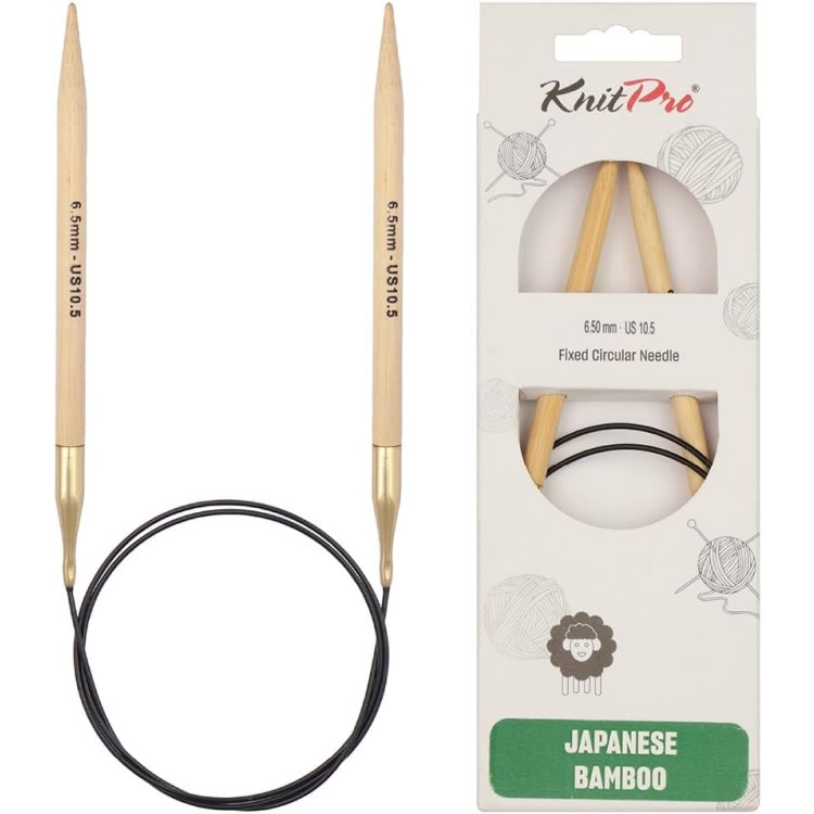 22272 Спиці кругові Bamboo KnitPro, 100 см, 6.50 мм - 1