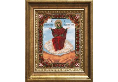 наборы для вышивания бисером Б-1105 Икона Божьей Матери Спорительница Хлебов Набор для вышивки бисером