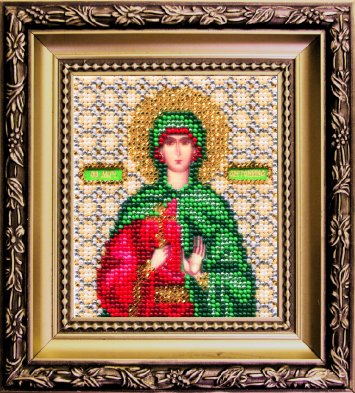 Б-1123 Ікона свята мучениця Антоніна Набір для вишивки бісером - 1