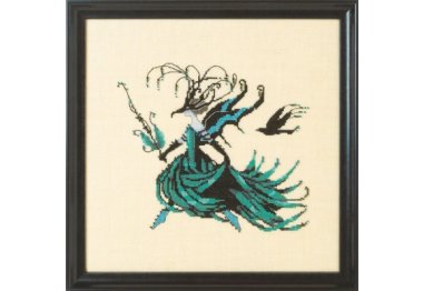  NC295 Masqued Mischief//Замаскированная баловство. Схема для вышивки крестиком на бумаге Nora Corbett