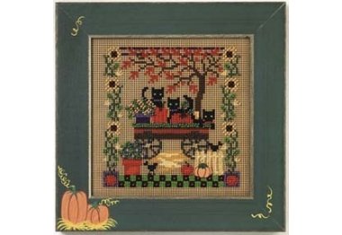 вишивка гладдю MHCB237 Налякані кішки. Набір для вишивки в змішаній техніці Mill Hill вишивка гладдю MHCB237 Налякані кішки. Набір для вишивки в змішаній техніці Mill Hill