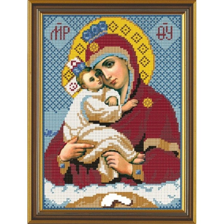 БИС-9026 Богородица Почаевская. Схема для вышивания бисером Нова Слобода - 1