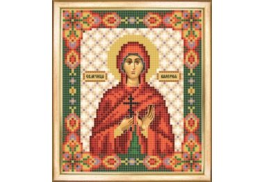  СБІ-063 Іменна ікона свята мучениця Валерія. Схема для вишивки бісером