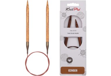 спиці для в'язання 31095 Спиці кругові Ginger KnitPro, 80 см, 7.00 мм