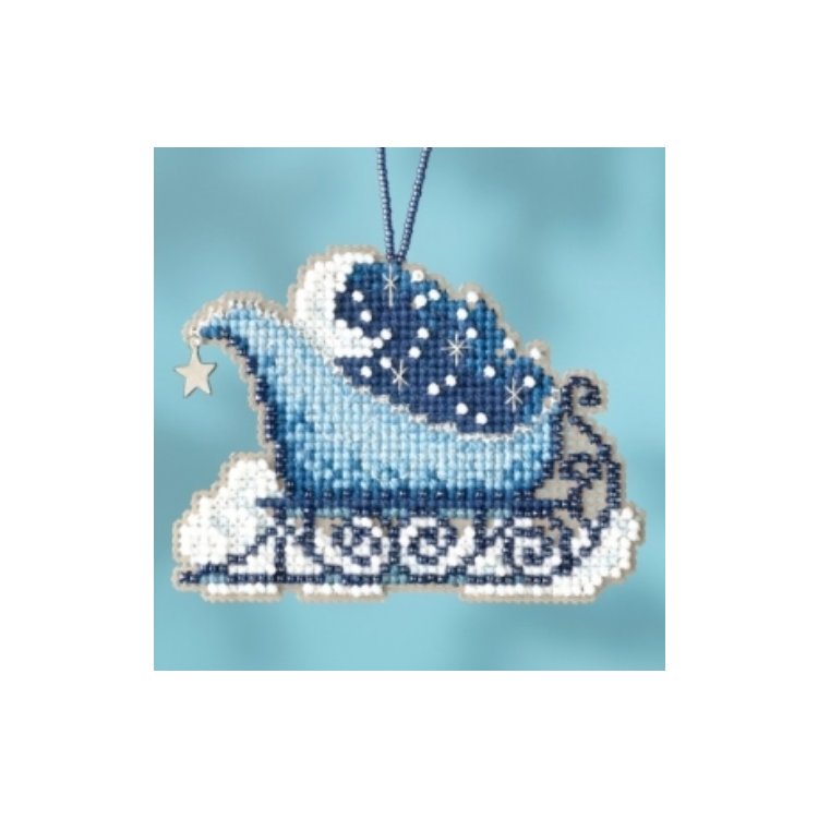 MH161731 Небесные санки. Набор для вышивки в смешанной технике Mill Hill - 1