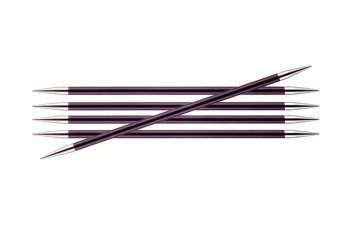 47013 Спиці шкарпеткові Zing KnitPro, 15 см, 6.00 мм - 1 47013 Спиці шкарпеткові Zing KnitPro, 15 см, 6.00 мм - 1