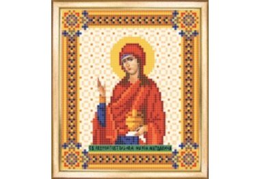  СБИ-015 Именная икона святая равноапостольная Мария-Магдалина. Схема для вышивания бисером