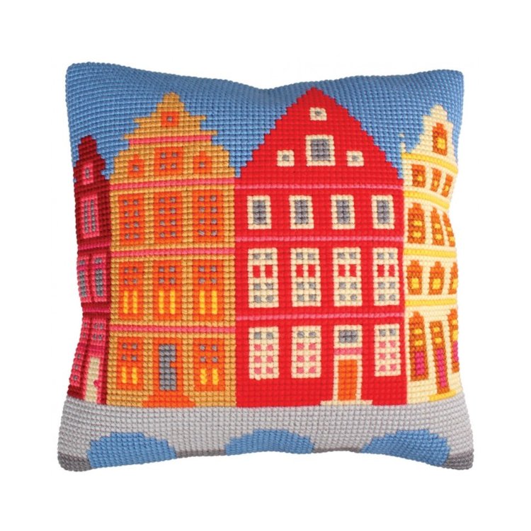 5224 Houses. Набір для вишивки хрестиком Collection D'Art - 1