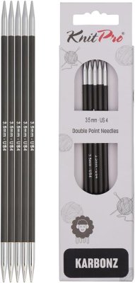 41111 Спицы носочные Karbonz KnitPro 15 см 3.50 мм - 1