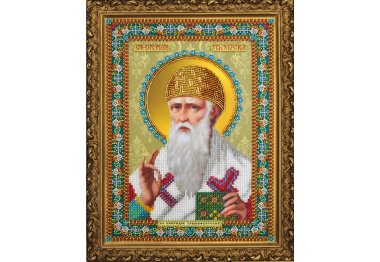 Набор для вышивки бисером Икона Святителя Спиридона Тримифунтского Р-380 ТМ Картины бисером