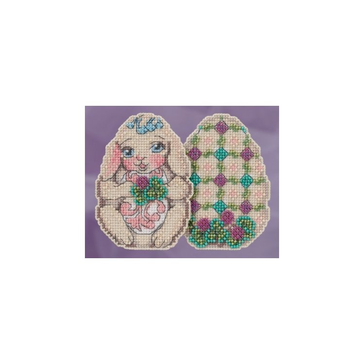 JS181812 Кролик. Набор для вышивки в смешанной технике Mill Hill - 1