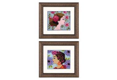 NC237 Bella Rose and Bella Hydrangea//Белла троянда і Белла гортензія. Схема для вишивки хрестиком на папері Nora Corbett NC237 Bella Rose and Bella Hydrangea//Белла троянда і Белла гортензія. Схема для вишивки хрестиком на папері Nora Corbett