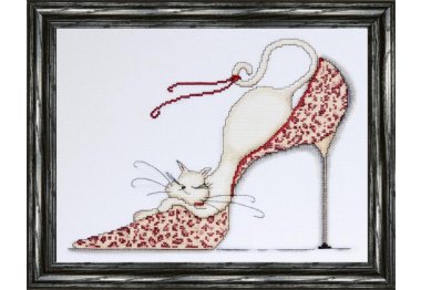  Леопардове взуття. Набір для вишивки хрестиком Design Works арт. dw2553