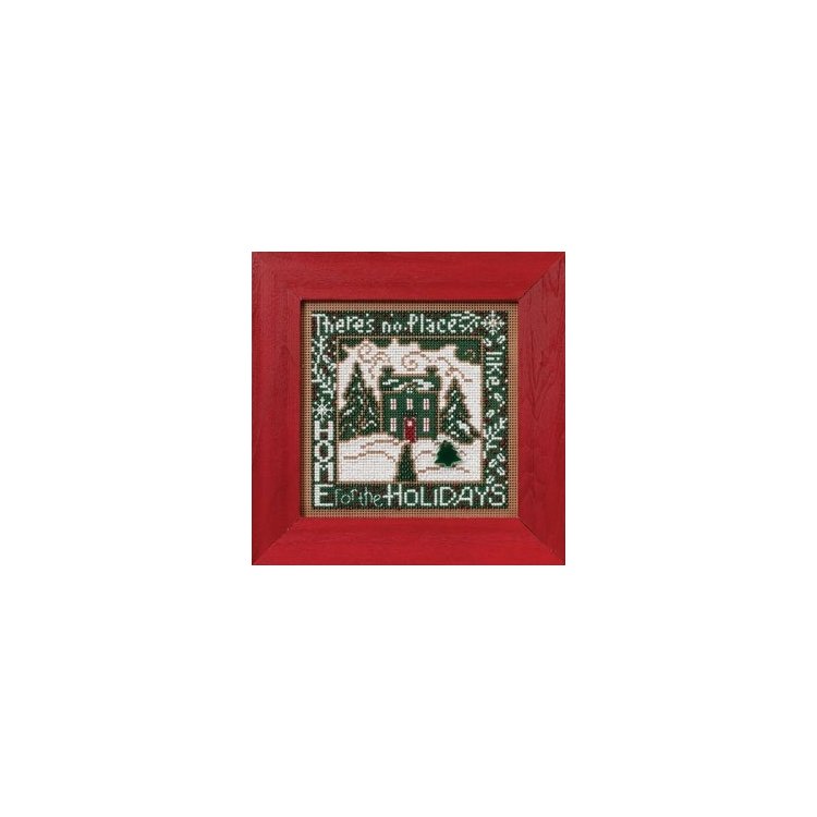 MH142301 Дім для свят. Набір для вишивки в змішаній техниці Mill Hill - 1