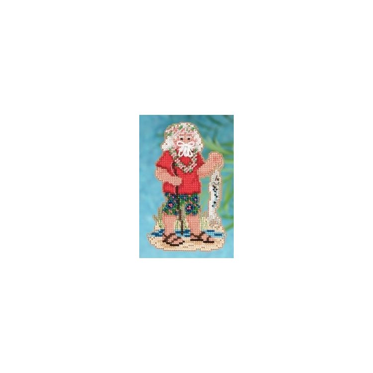 MH202302 Таитянский Санта. Набор для вышивки в смешанной технике Mill Hill - 1