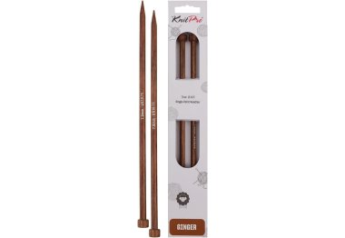 спицы для вязания 31191 Спицы прямые Ginger KnitPro, 35 см, 7.00 мм
