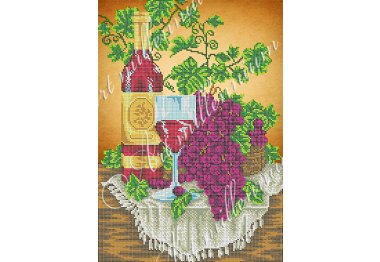  Art-W-342 Вино и виноград. Схема для вышивки бисером Арт-Миллениум